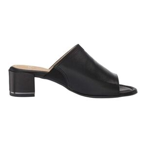 NEW Ara Gerty Black Block Heel Mules